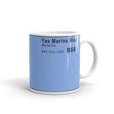 Yas Marina Blue Mug, Color Code B68