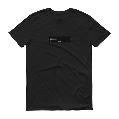 Jet Black T-Shirt, Color Code 668