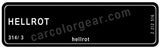 Hellrot Red T-Shirt, Color Code 314