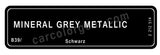 Mineral Grey Metallic T-Shirt, Color Code B39