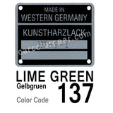 Lime Green T-Shirt, Color Code 137