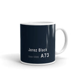 Jerez Black Mug, Color Code A73