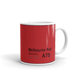 Melbourne Red Mug, Color Code A75