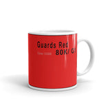 Guards Red Mug, Color Code 80K
