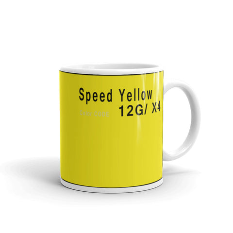 Speed Yellow Mug, Color Code 12G