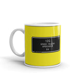 Speed Yellow Mug, Color Code 12G