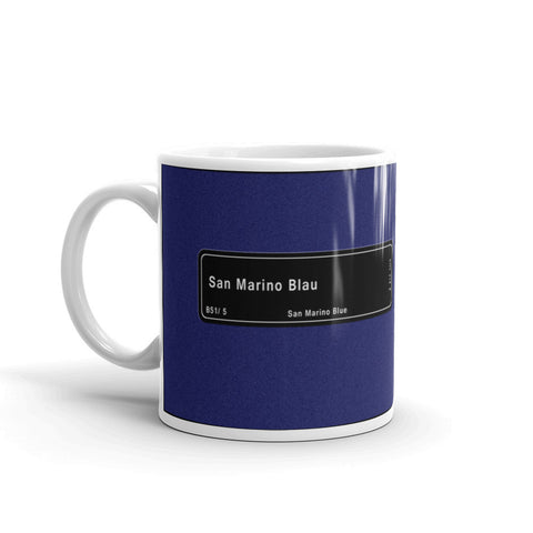 San Marino Blue Mug, Color Code B51