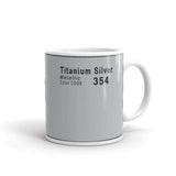 Titanium Silver Mug, Color Code 354