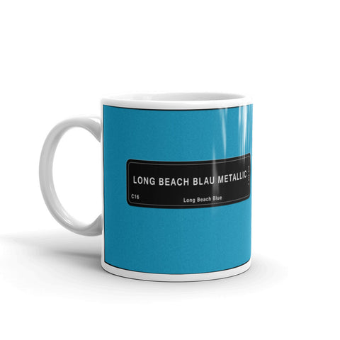 Long Beach Blue Mug, Color Code C16