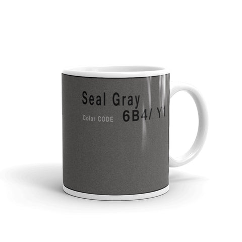 Seal Gray Mug, Color Code 6B4