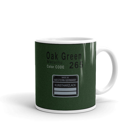 Oak Green Metallic Mug, Color Code 265