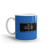 Sapphire Blue Mug, Color Code M5J