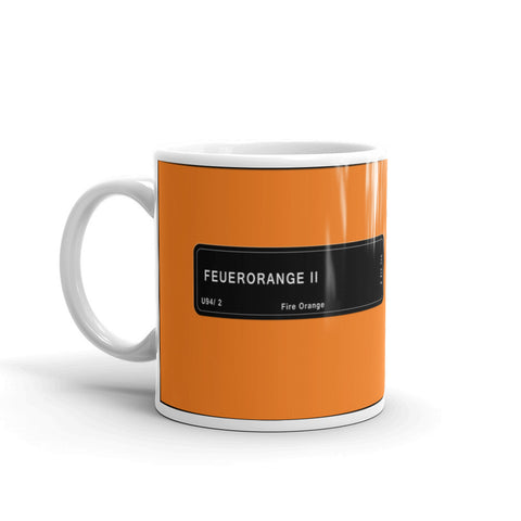 Fire Orange Mug, Color Code U94