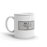 Grand Prix White 964 Mug, Porsche Color 908 9 1