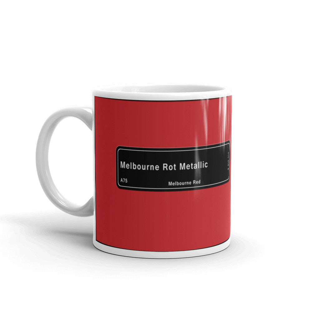 Melbourne Red Mug, Color Code A75 – Car Color Gear