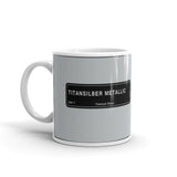 Titanium Silver Mug, Color Code 354