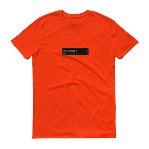 Fire Orange T-Shirt, Color Code U94